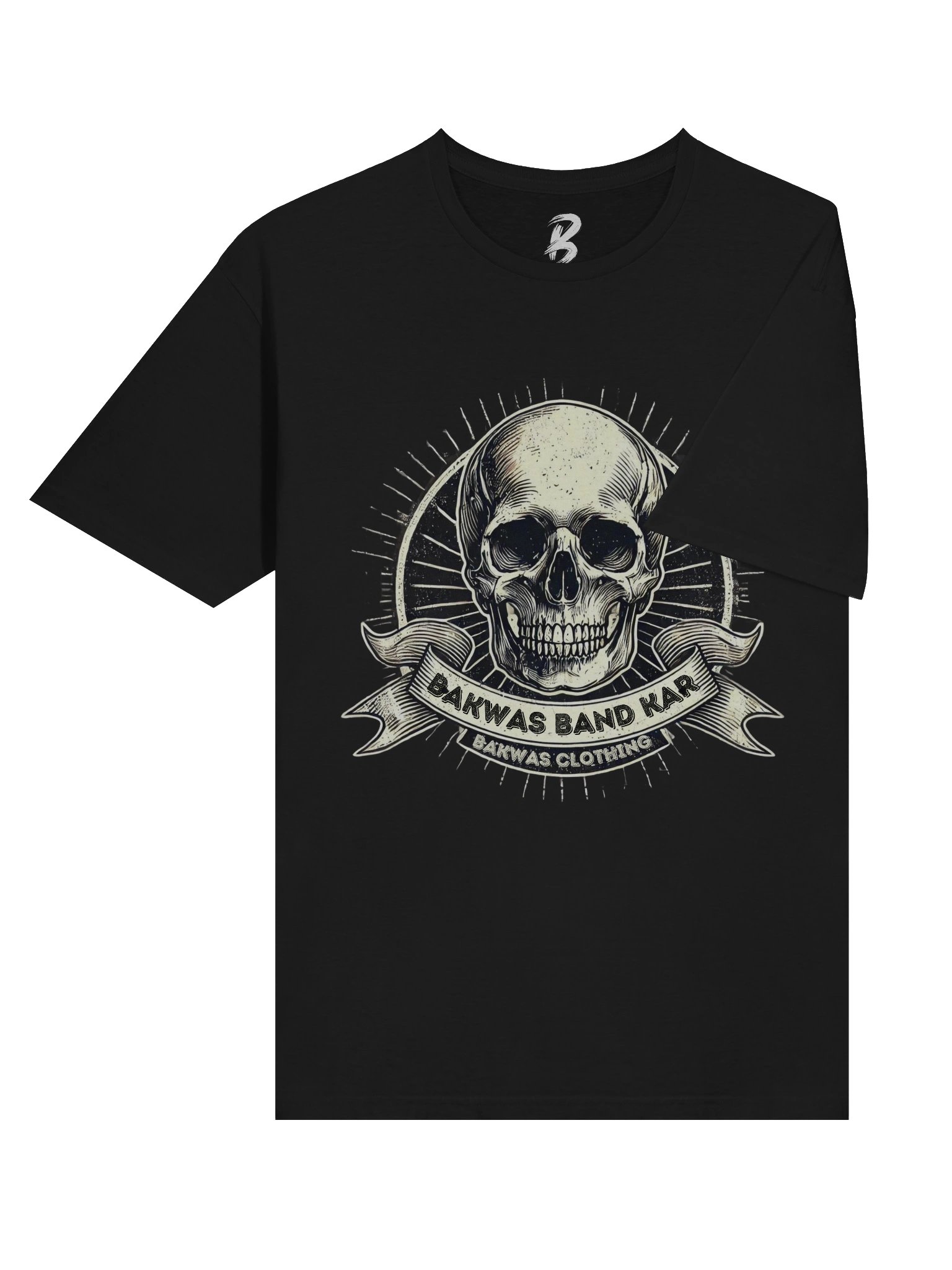 Bakwas Band Kar Skull Tee – Desi Graphic T-Shirt product image (6)