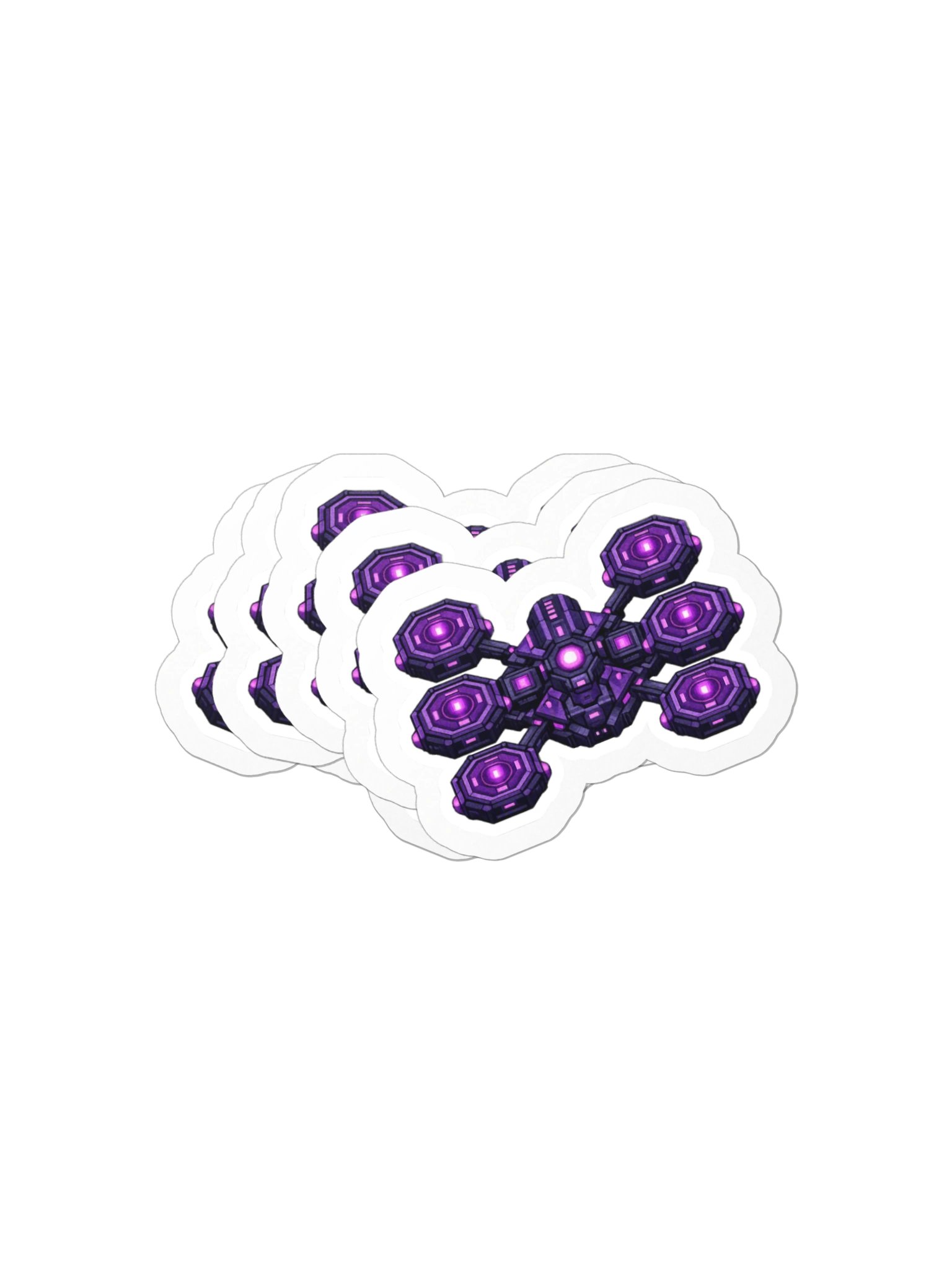 Sector Defense Violet Phantom Die-Cut Sticker product image (4)