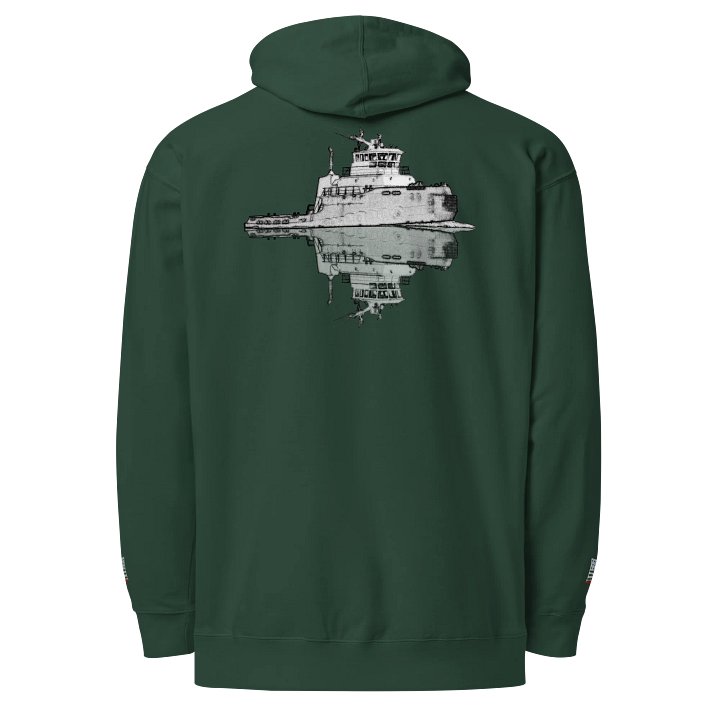 Western Titan Tug & Reflection – Maritime Heritage | Twin Anchor Apparel Wheelhouse Watch Line product image (1)