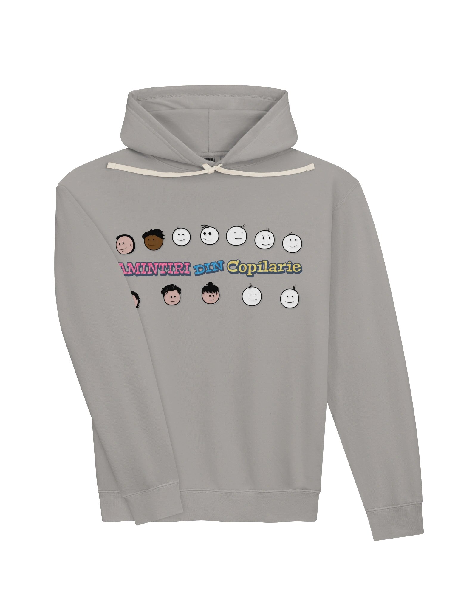 🧥 Hanorac Gri Bărbați „Amintiri Din Copilărie” – Personajele product image (3)