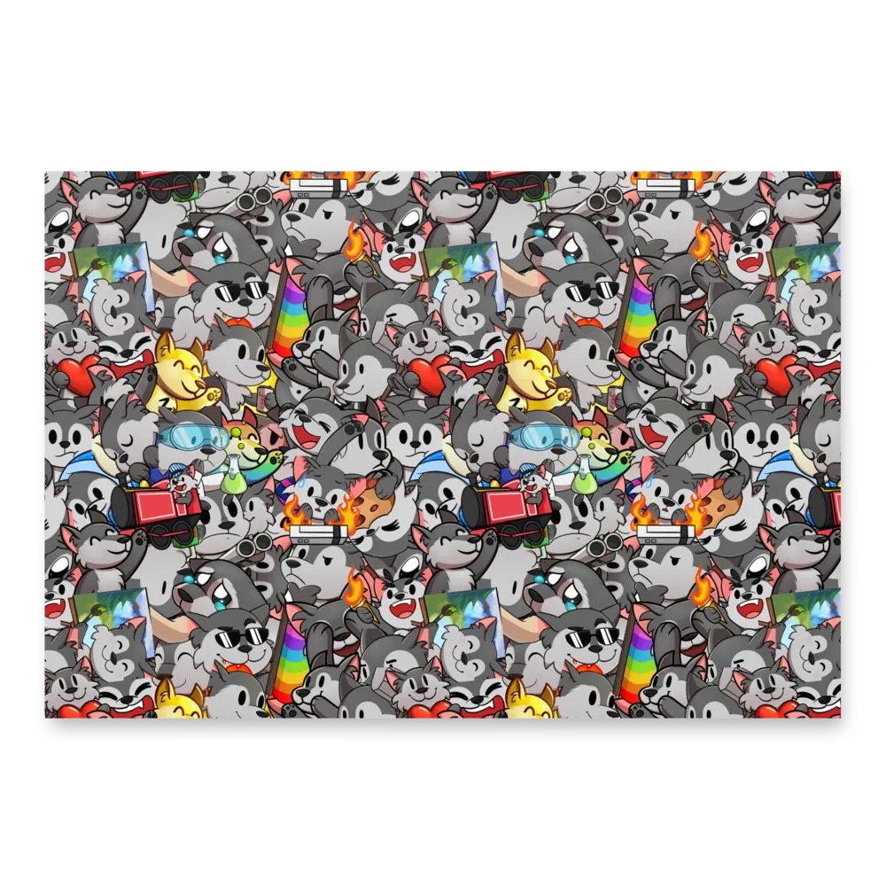 Emote Spam Wrapping Paper product image (3)