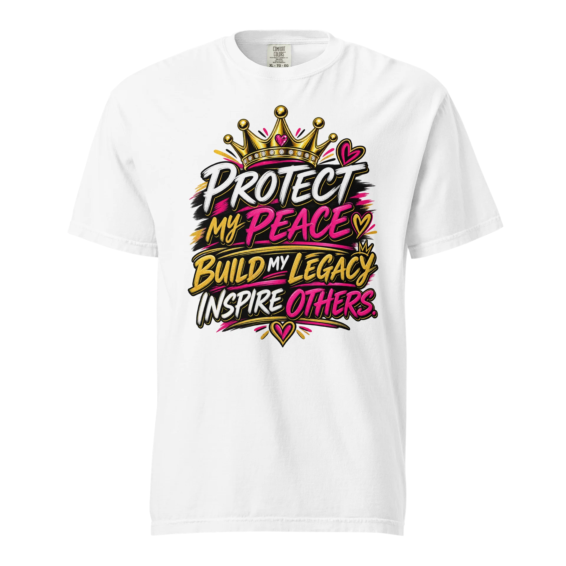 Protect My Peace Crown Quote Tee product image (1)