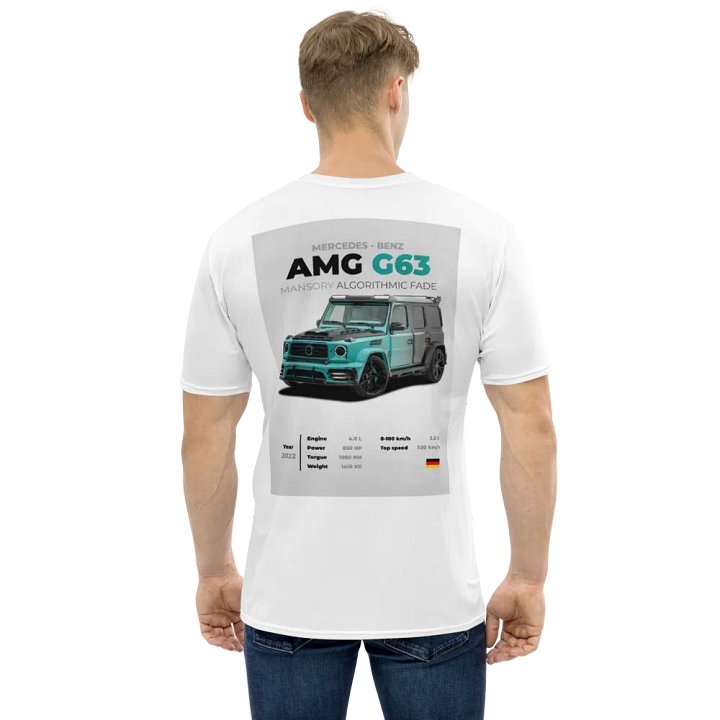 Mansory Algorithmic Fade All-Over T-Shirt product image (1)