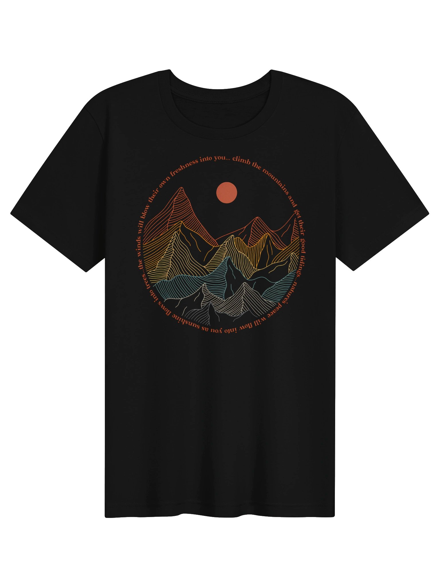 Mountain Quote Circle Tee product image (1)