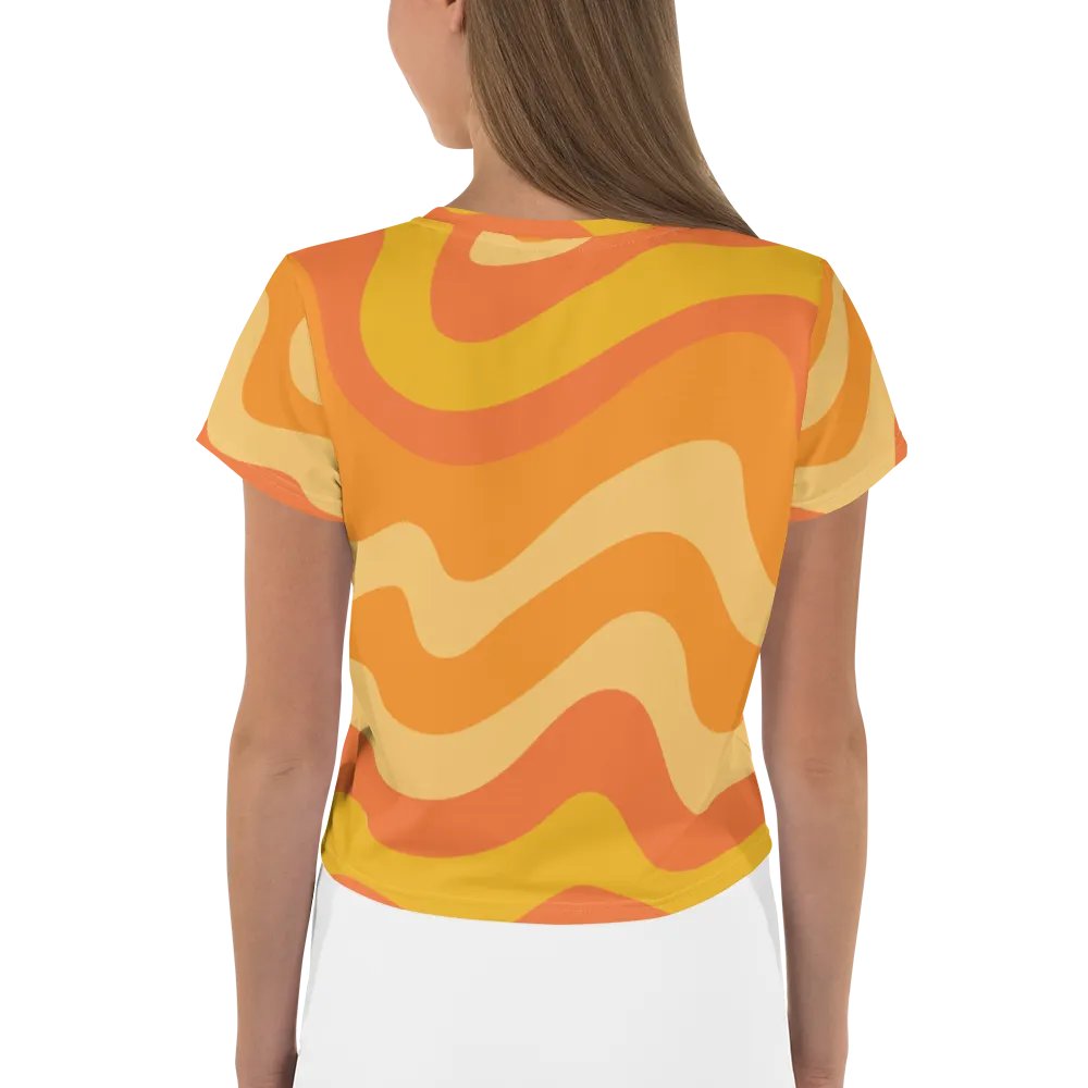Good Vibes Swirly Crop Tee product image (3)