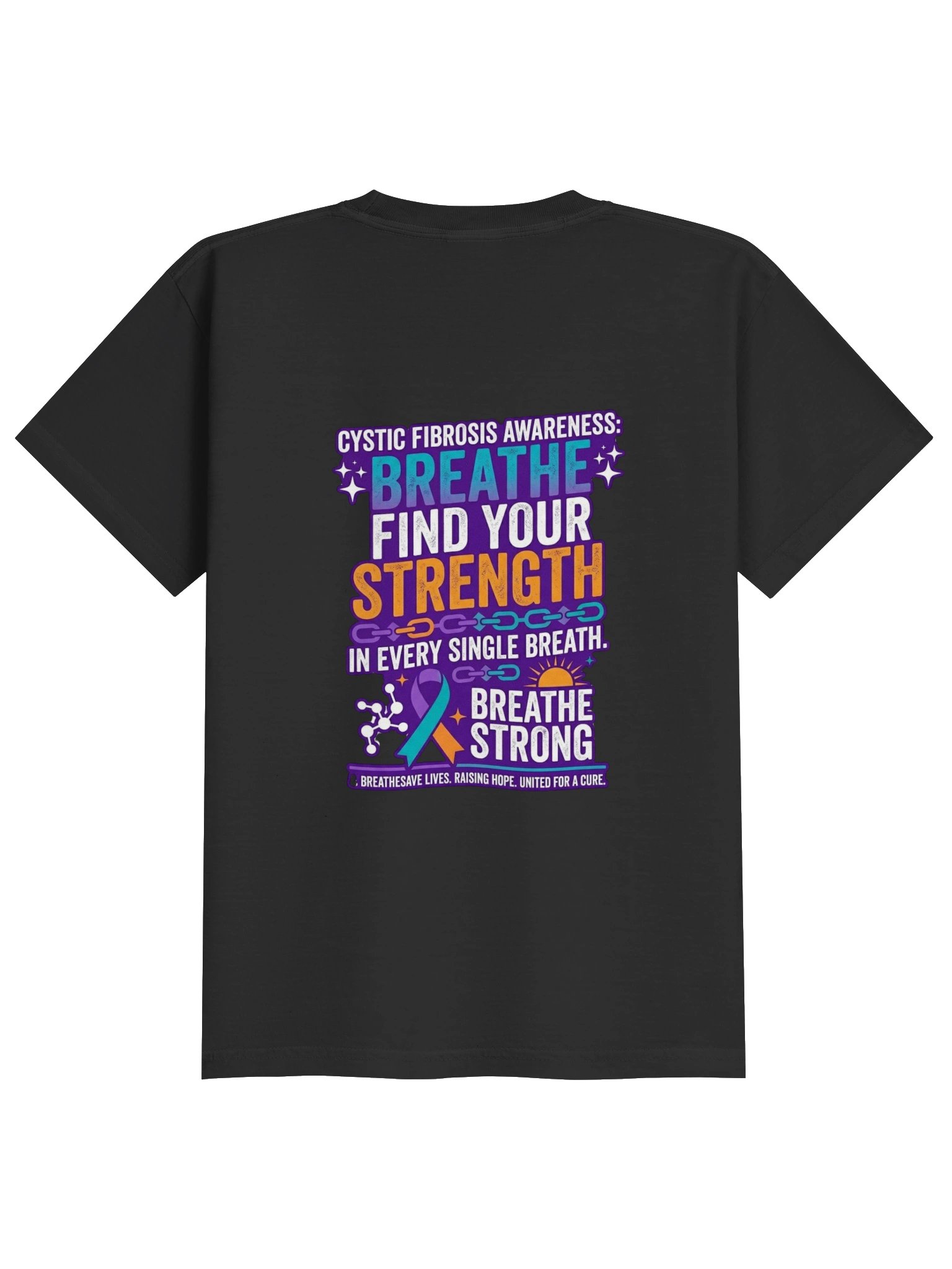 Cystic Fibrosis Youth Heavyweight T-Shirt product image (12)