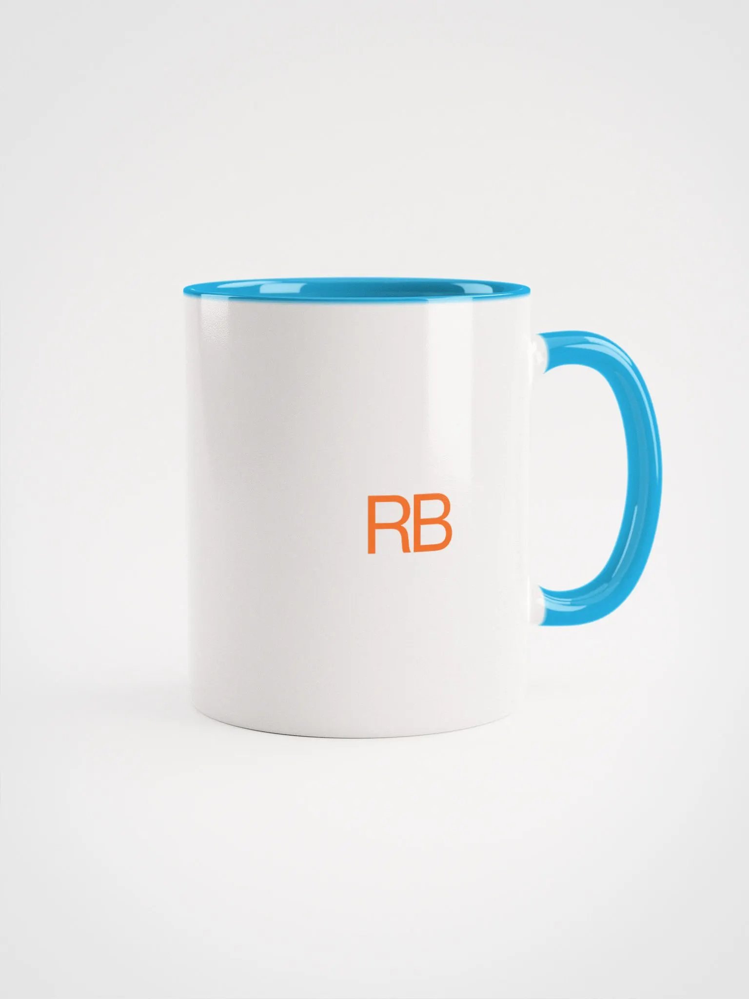 RB Ceramic Mug with Blue Inside product image (1)