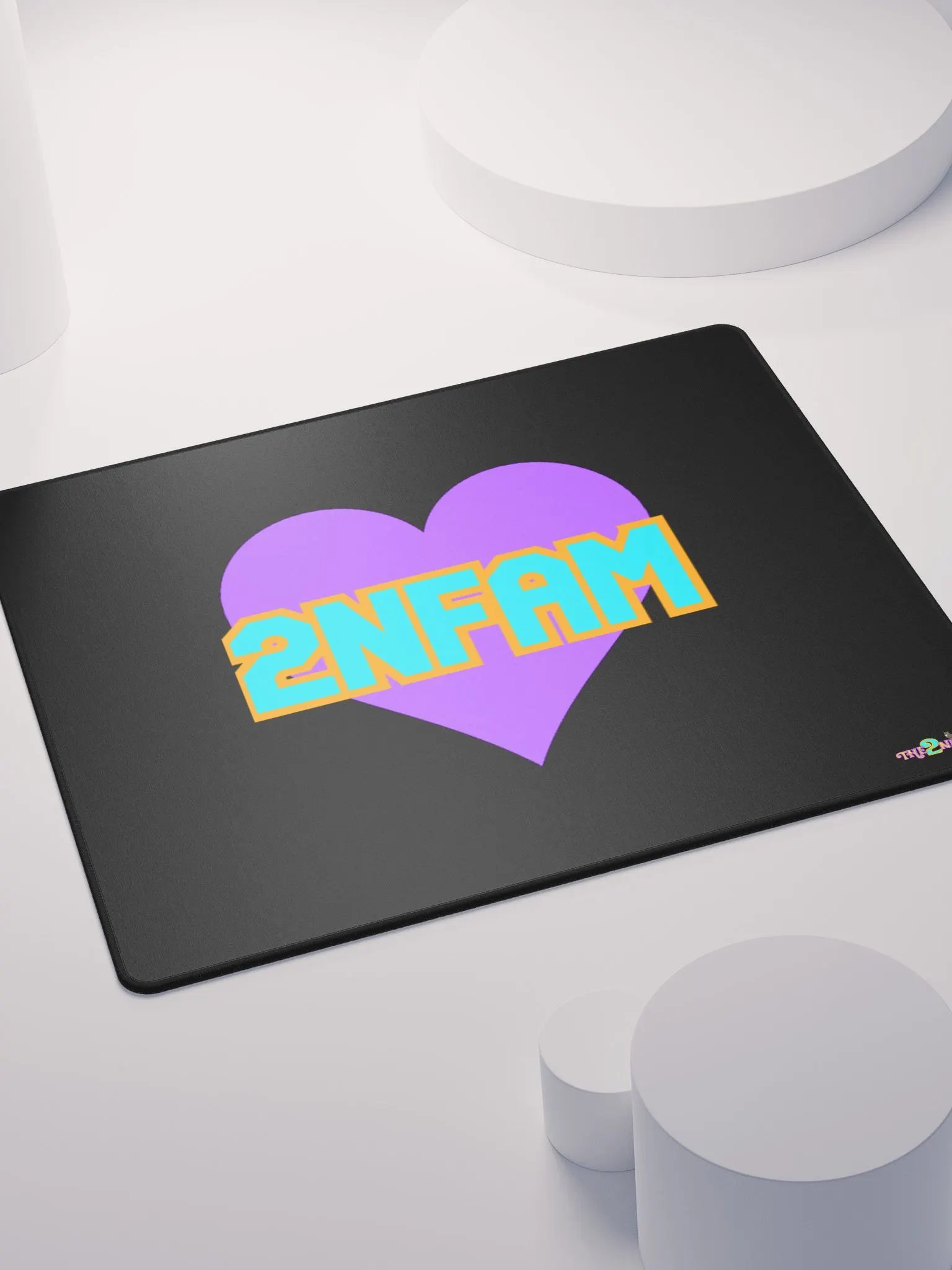2NFAM Heart Gaming Mouse Pad (Black) product image (4)