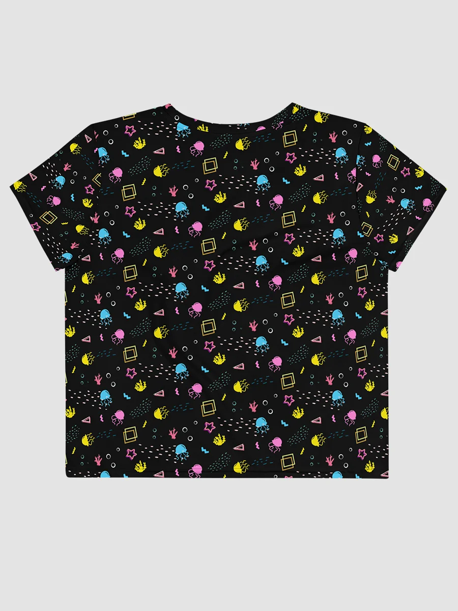 Shifty Seas dark pattern crop tee product image (3)
