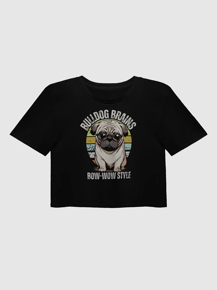 Smarty Pug Women's Crop Top product image (2)