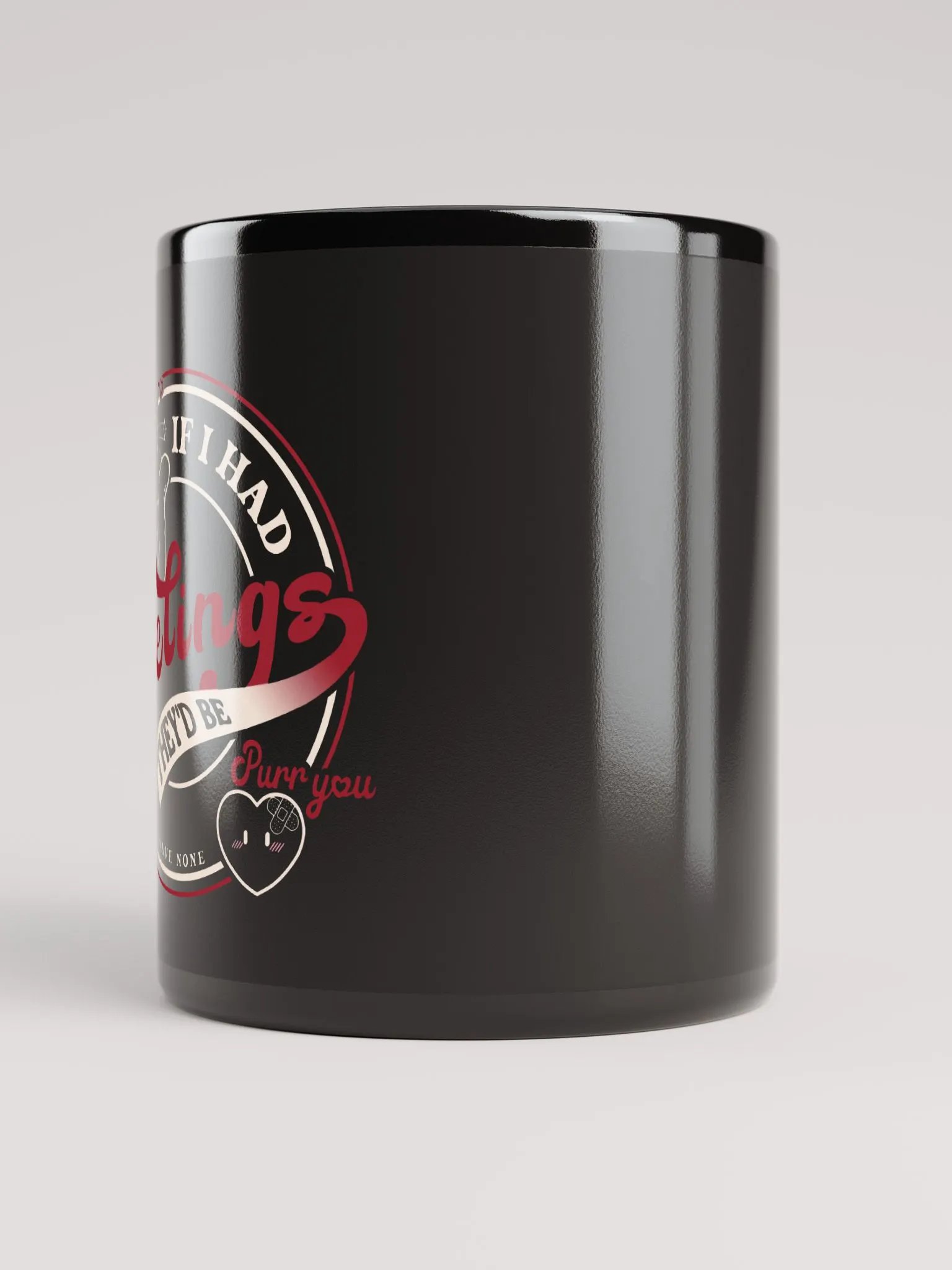 Paws Off My Heart - black mug product image (3)