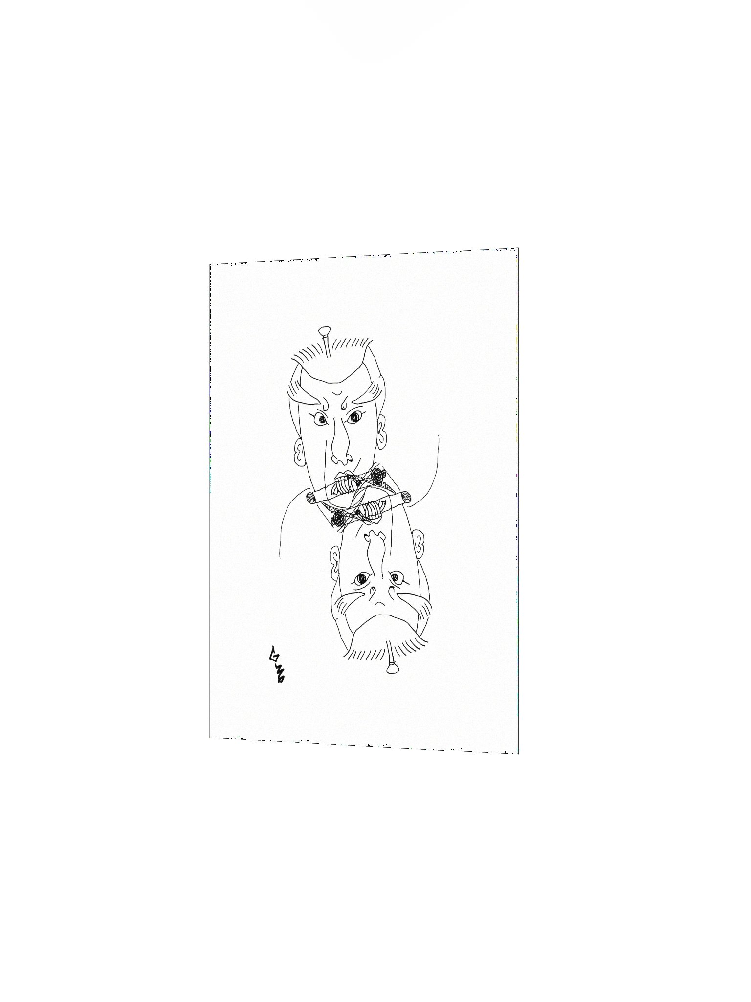 two face poster product image (2)