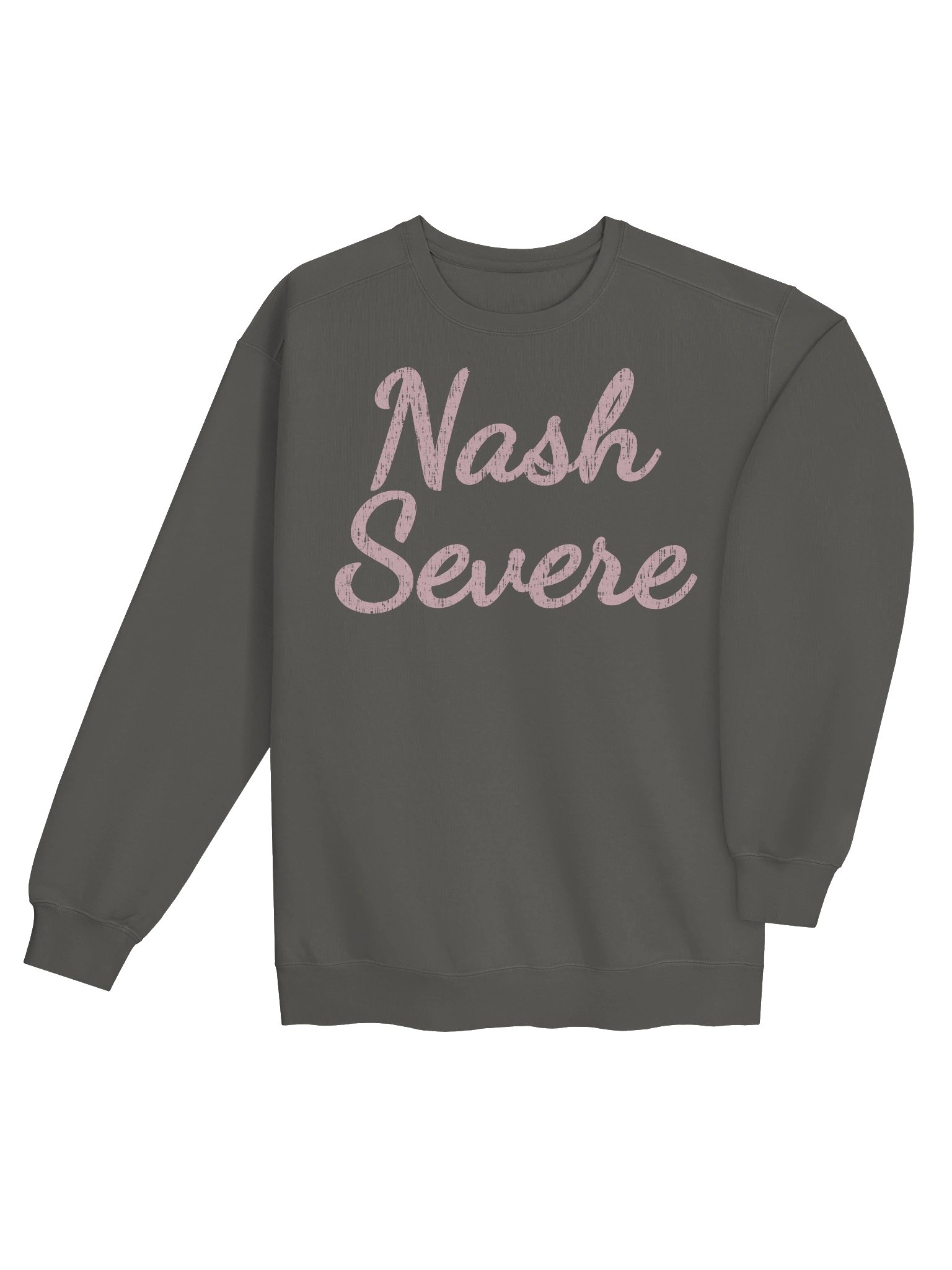 Comfort Colors Nash Severe Pink Logo Soft Crew Sweatshirt product image (4)