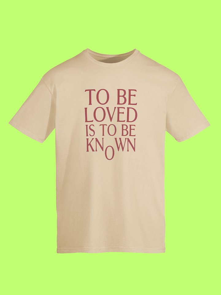 To Be Loved Is to Be Known Shirt product image (113)