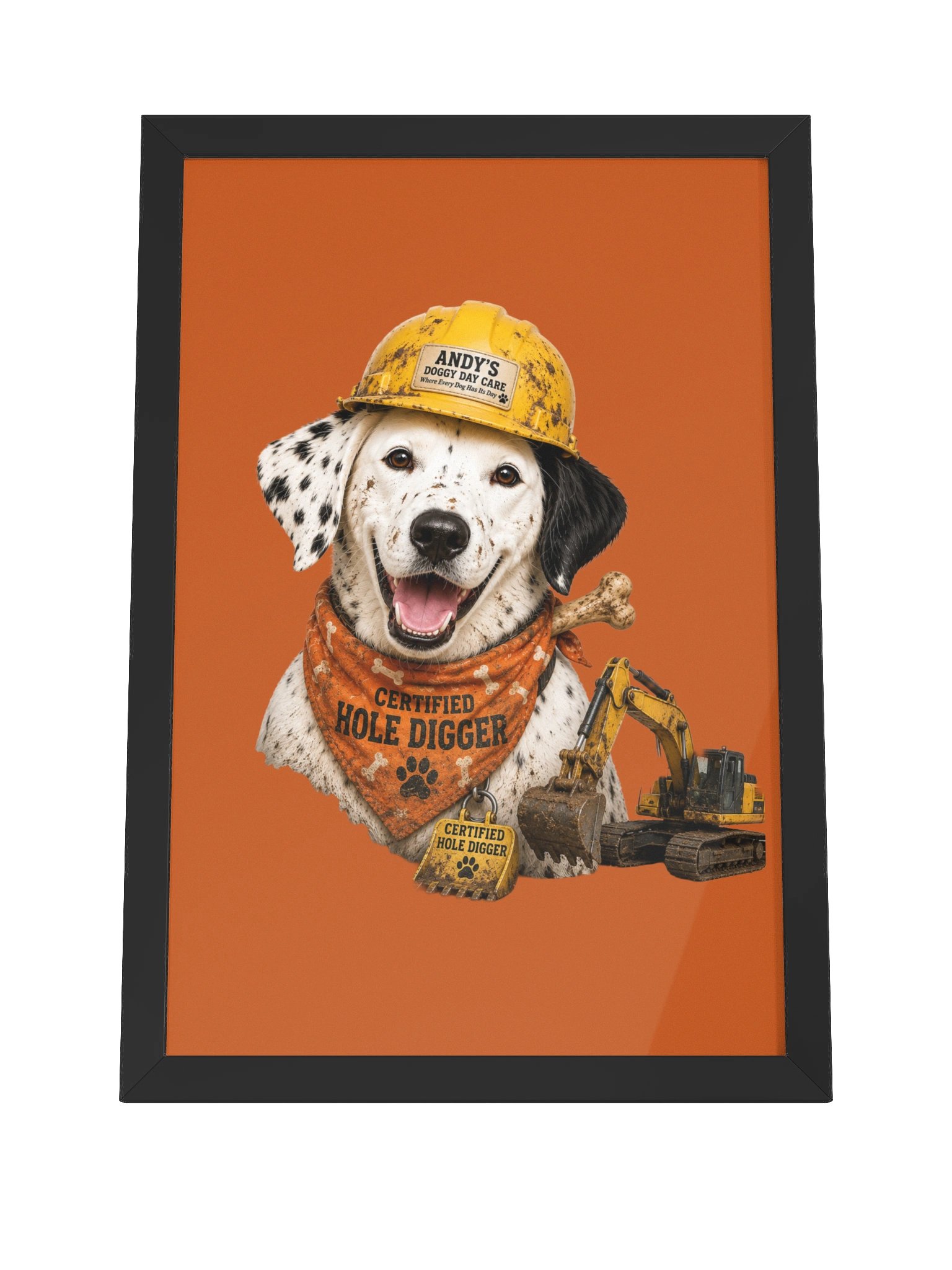 Certified Hole Digger Framed Art Print product image (21)