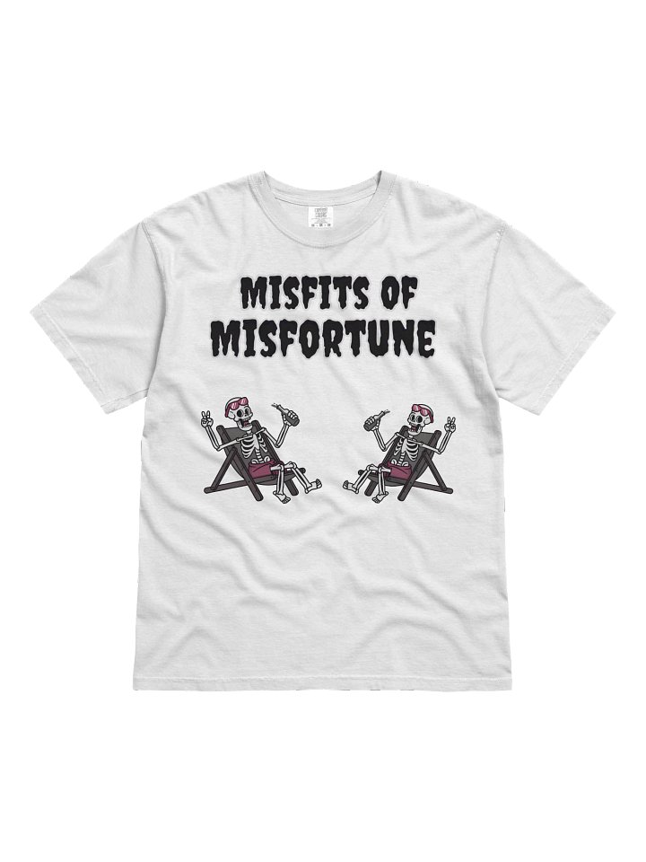 Misfits Of Misfortune White T-Shirt product image (1)