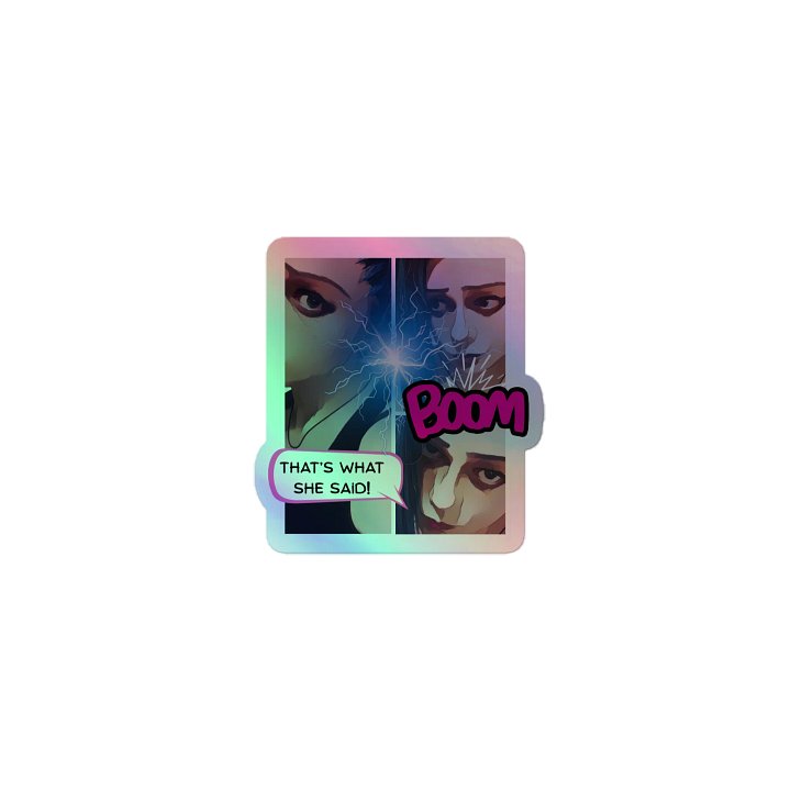 Jinx Comic Boom Holo Sticker product image (1)
