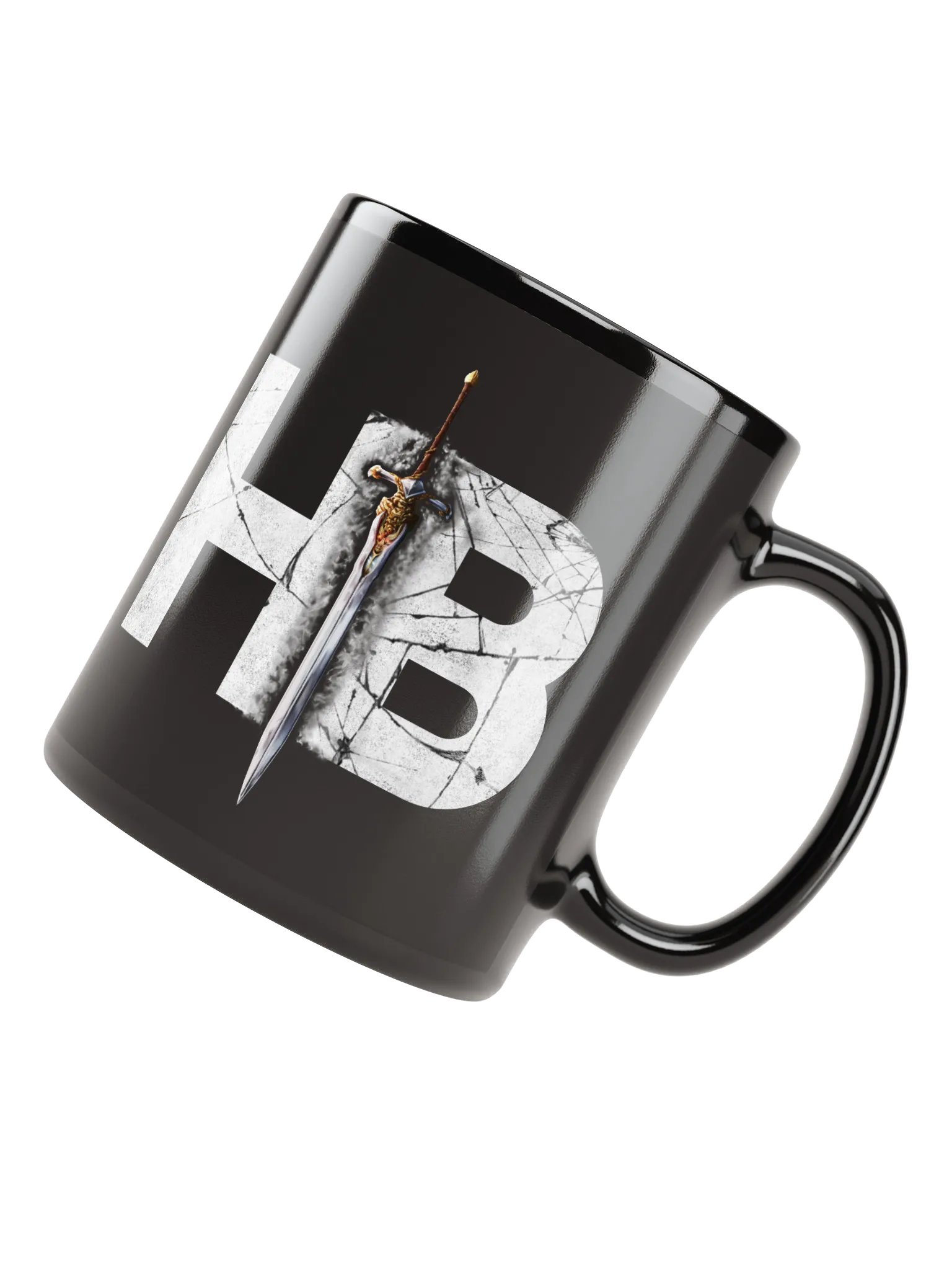 Hazeblade Classic Black Glossy Mug product image (4)