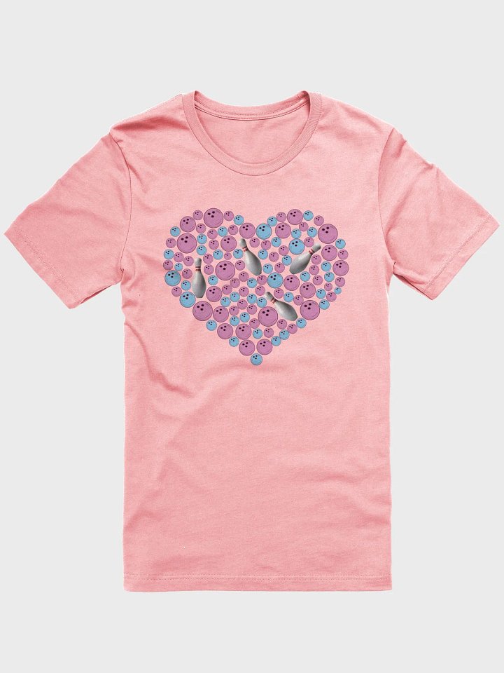 Pure Heart Bowling Pink And Blue Ball T-Shirt product image (1)