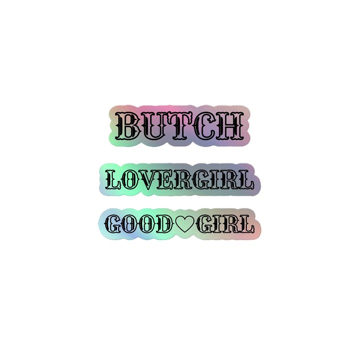 GOOD GIRL BUTCH STICKERS product image (1)