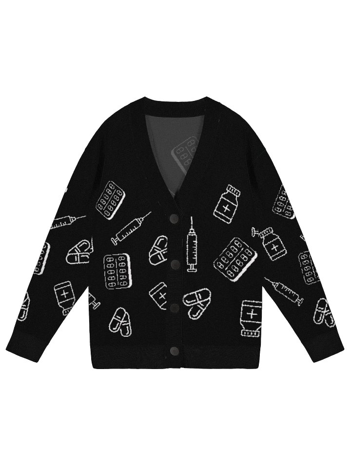 Pharmacy Knit Cardigan - Black product image (1)
