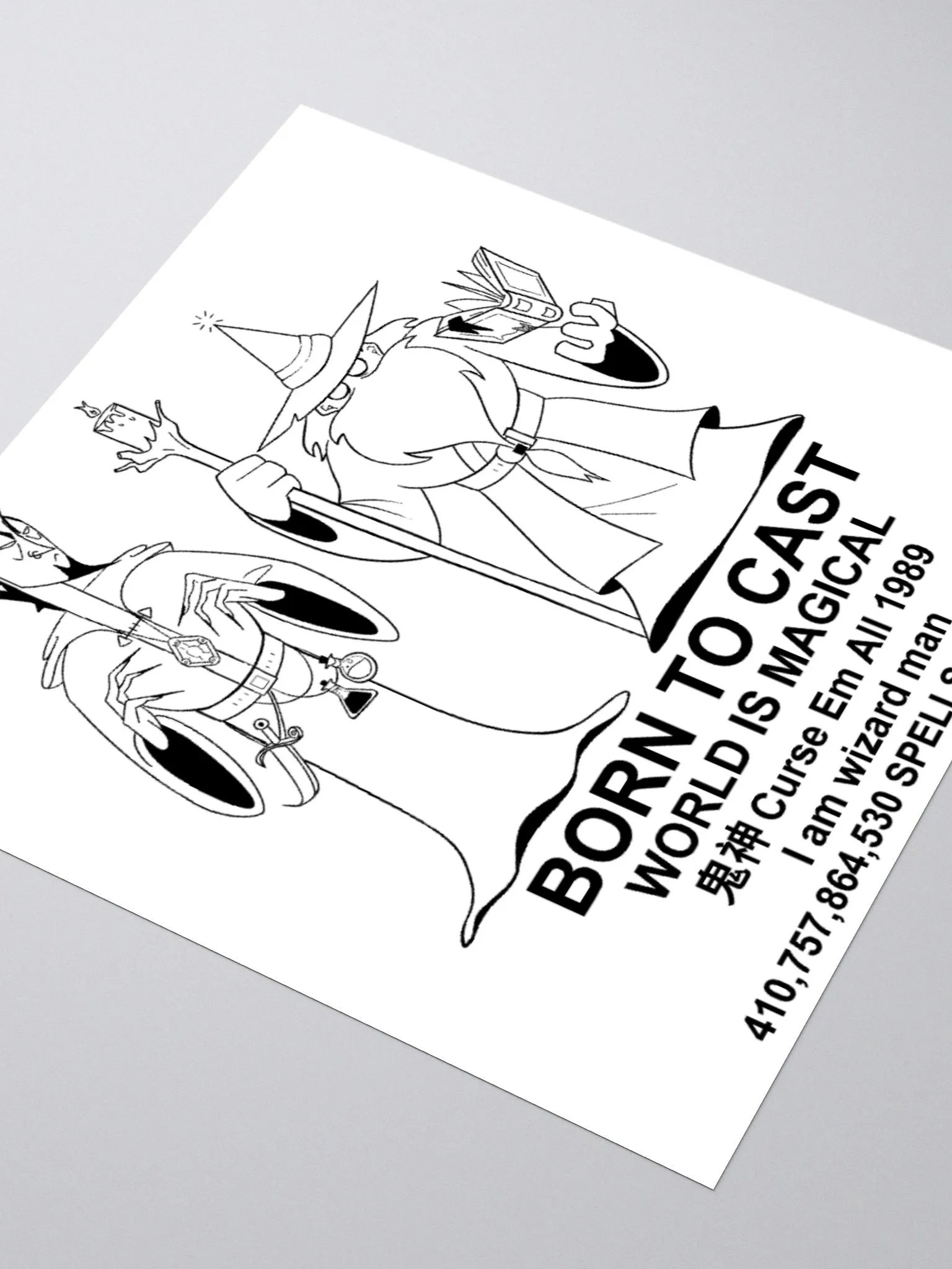 BORN TO CAST. (STICKER) product image (5)
