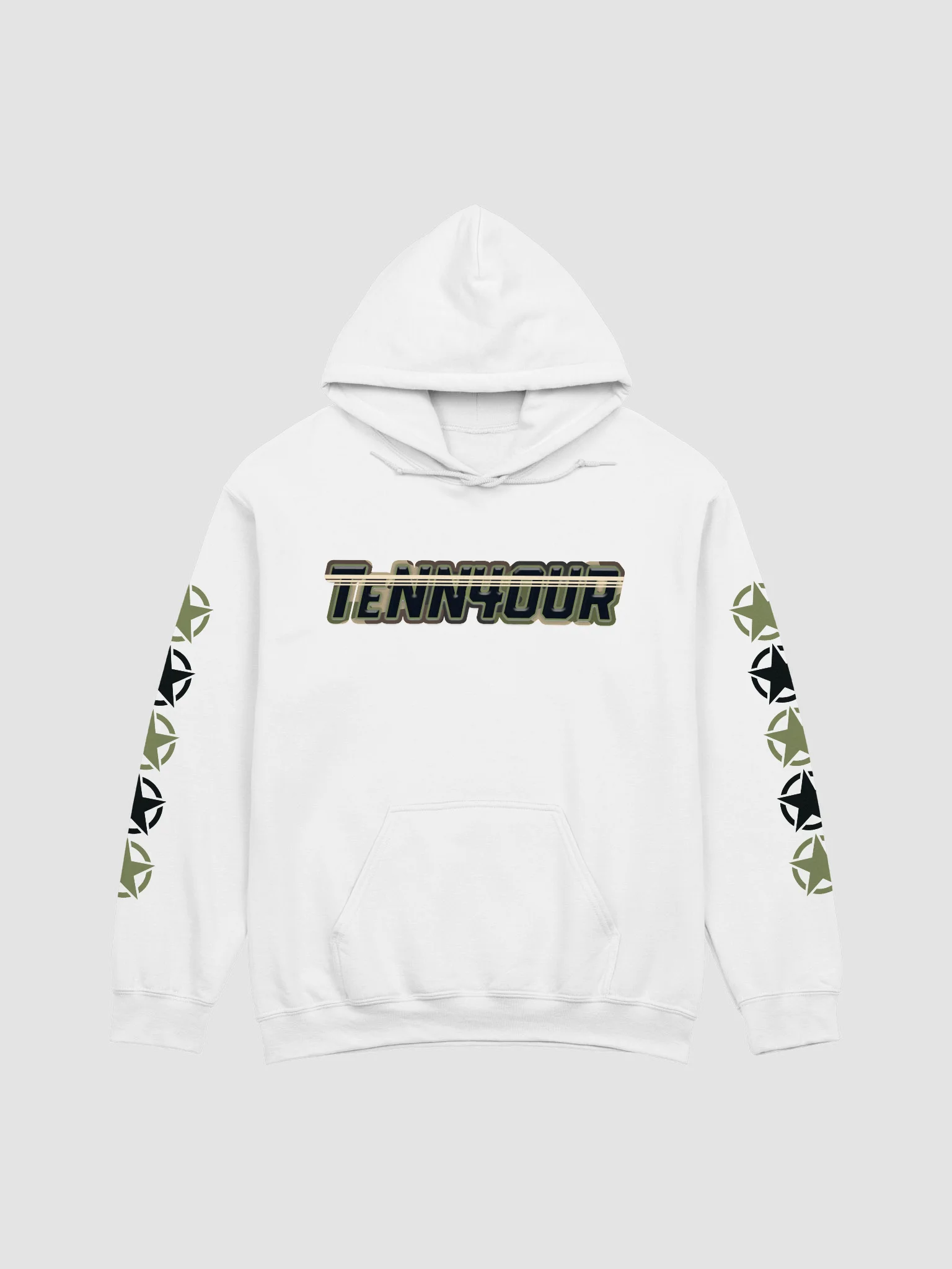 #TeNN4OURARMY Hoodie Camo & Black product image (1)
