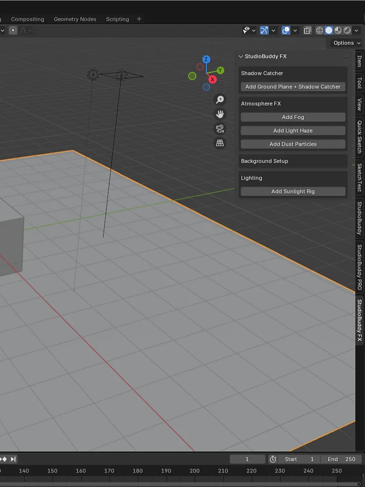 StudioBuddy FX — One-Click Scene Enhancer for Blender product image (1)