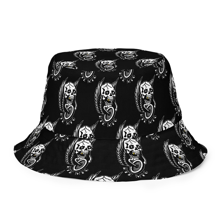 GOLD TOOTH SKULL RIDER BUCKET HAT product image (2)