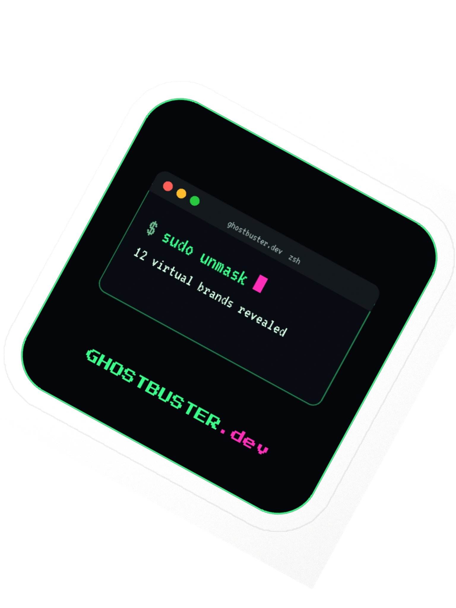 sudo unmask Sticker product image (2)