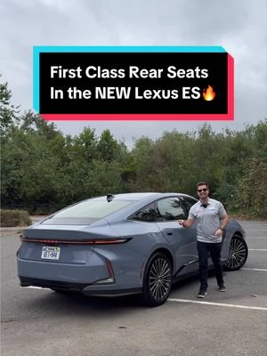 For about $63k, does this NEW 2026 Lexus ES 350e have some of the best rear seats?? #lexus #lexuses #carreviews #cars #CarsofTikTok