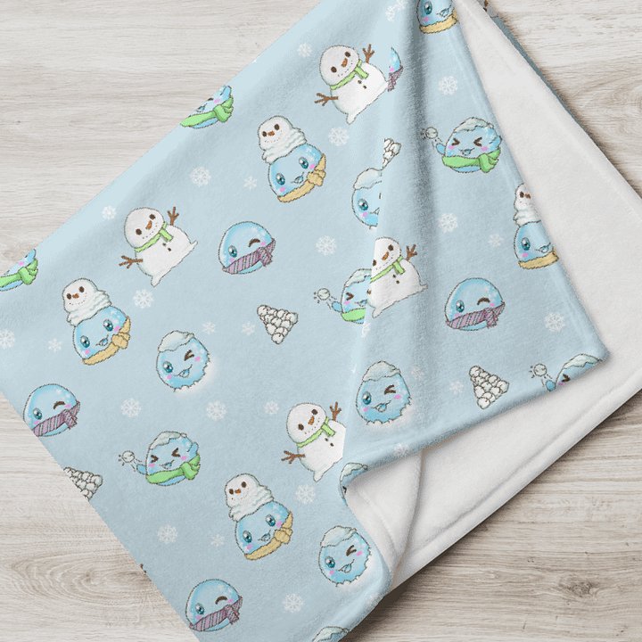 Snow Slime Throw Blanket product image (1)