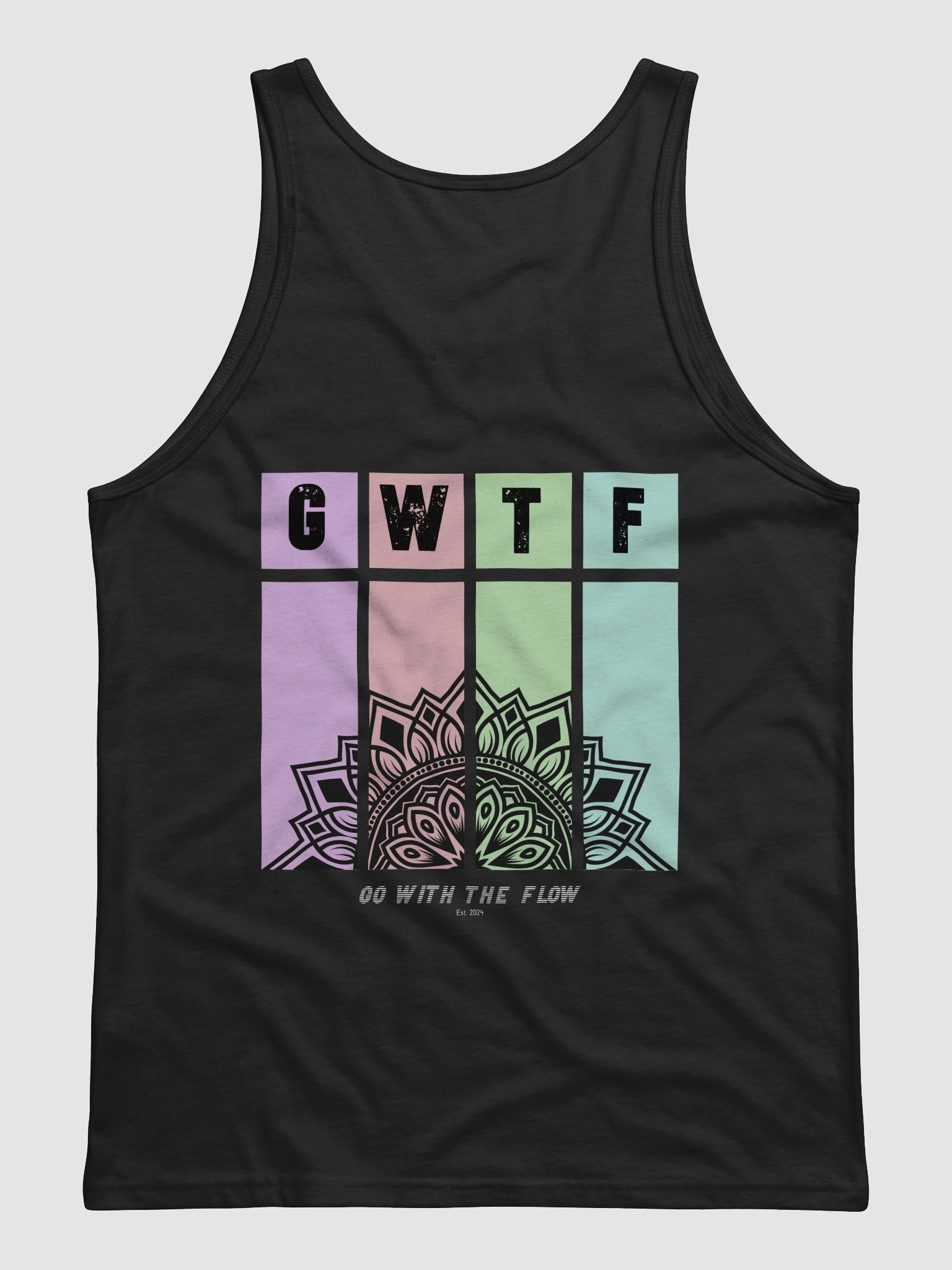 Mandala Flow Jersey Yoga Tank product image (2)