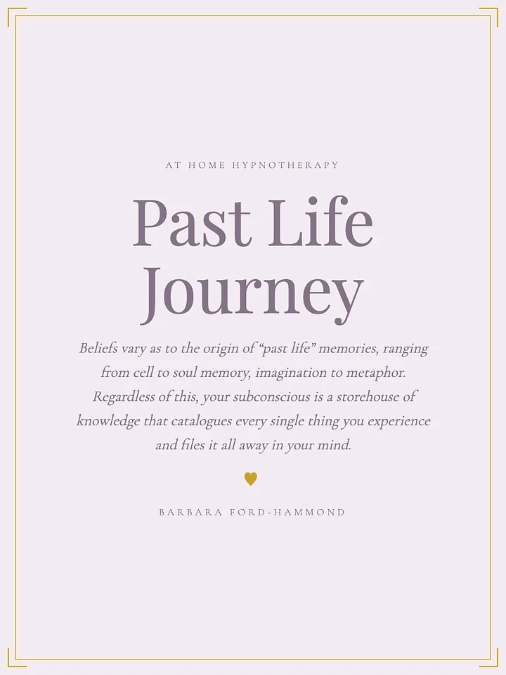 Past Life Journey Hypnotic Meditation product image (1)