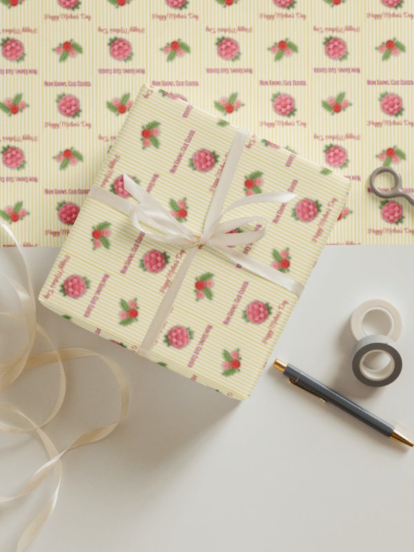 True Crime Mom Floral Gift Wrap Set product image (3)