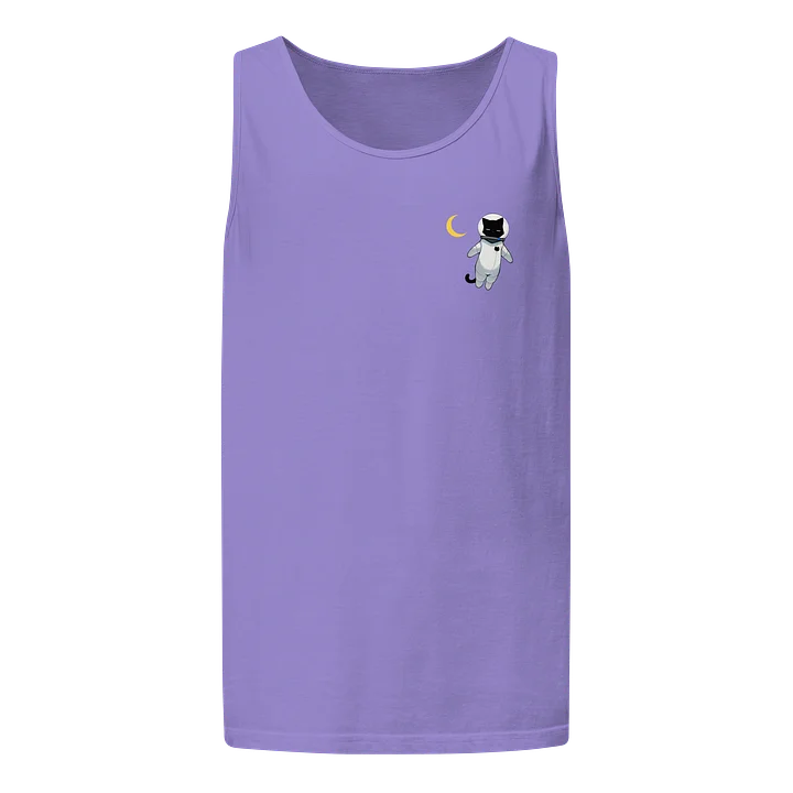 Sleepy Space Kitty Unisex Tank Top product image (9)