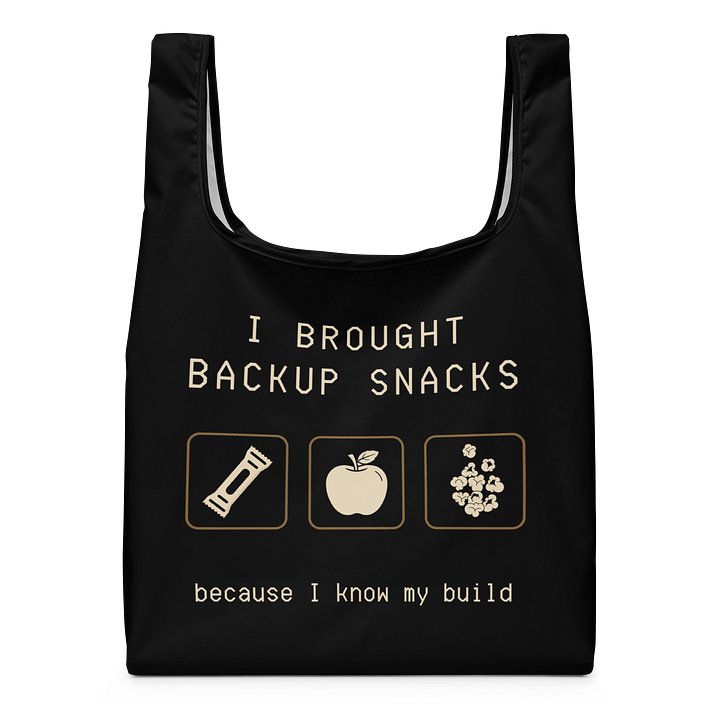 Backup Snacks Shopping Bag | Chronic Illness Spoonie Reusable Bag product image (1)