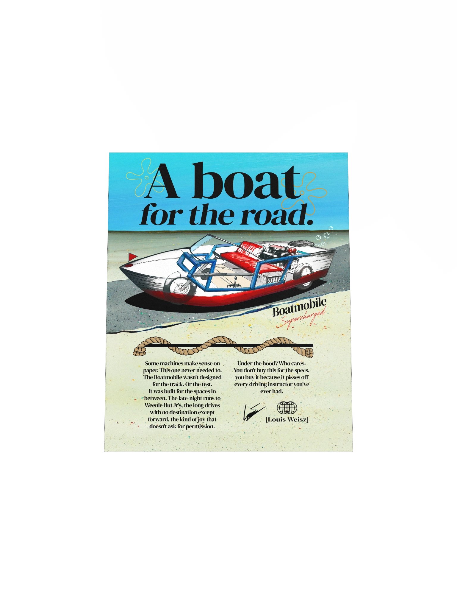 "A Boat for the Road" Matte Poster product image (4)