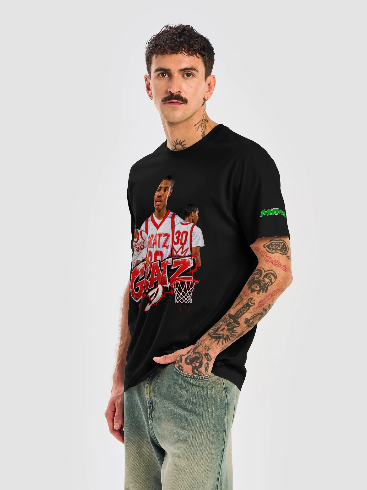 GRATZ 30 Basketball Graffiti Tee product image (11)