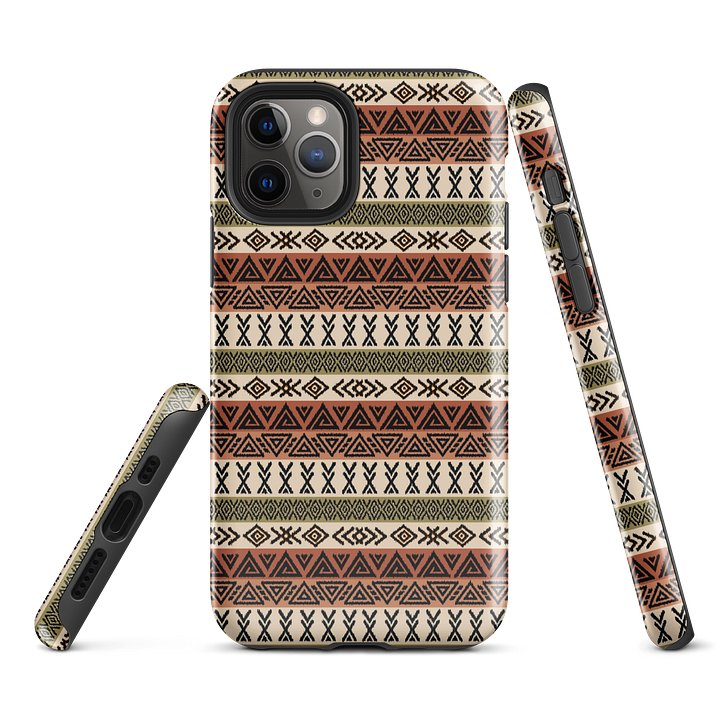 Boho Tribal Aztec Geometry iPhone Tough Case product image (3)