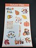 Autumn Desk Sticker Duo | 2-Sheet Pack