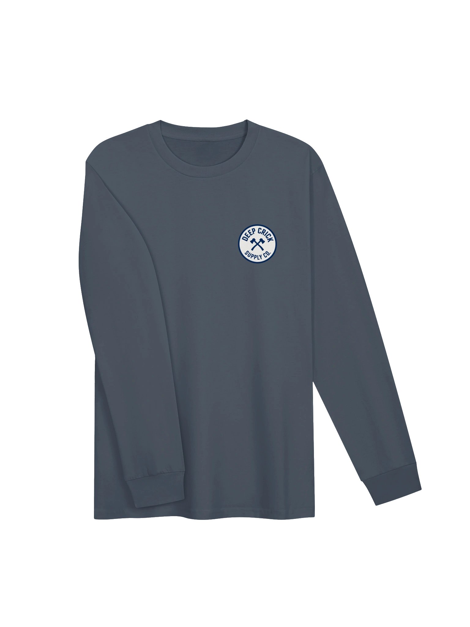 Deep Crick Supply Co. Long Sleeve Tee w/ Classic Circular Logo product image (3)