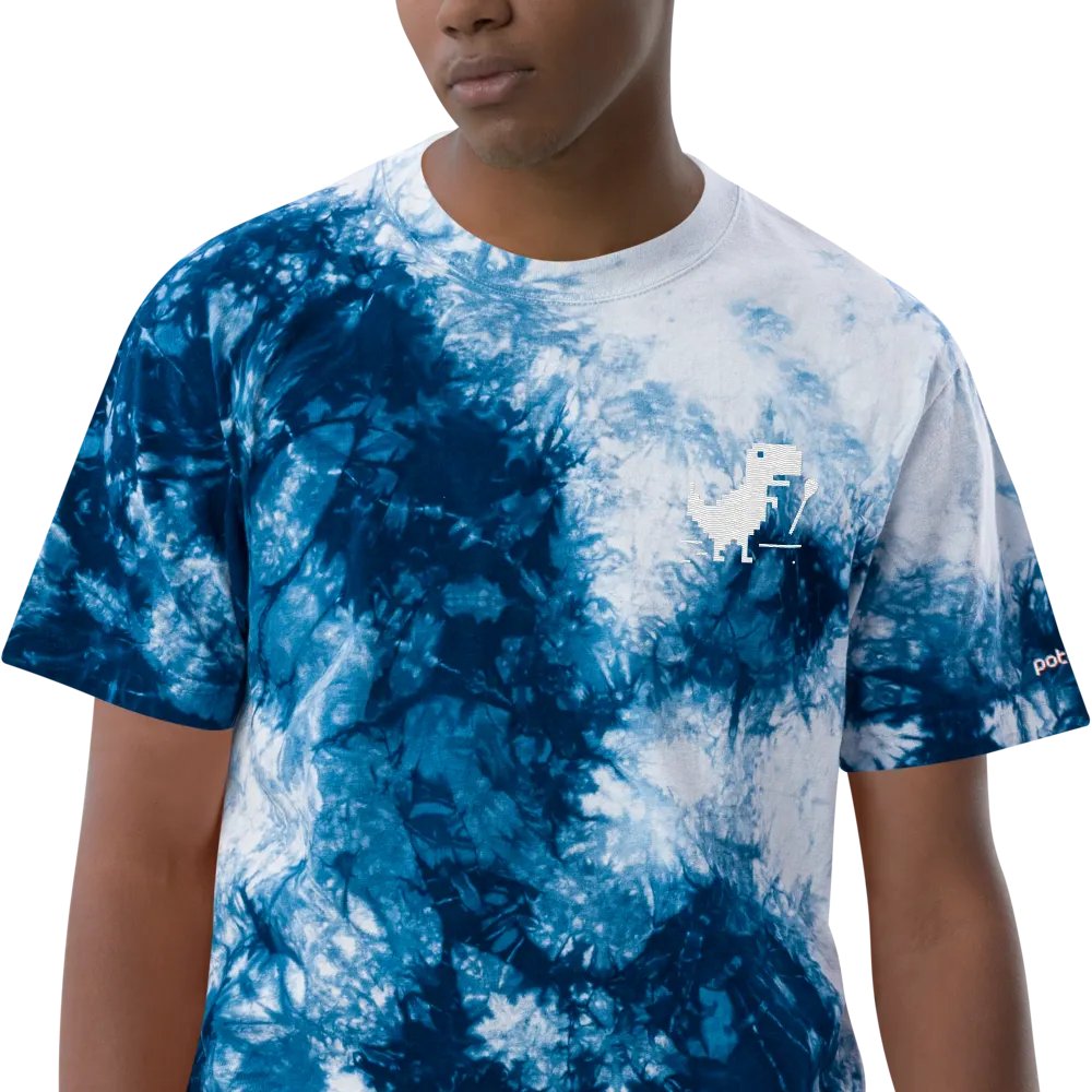 NO SPOONS embroidered tie-dye tee product image (51)