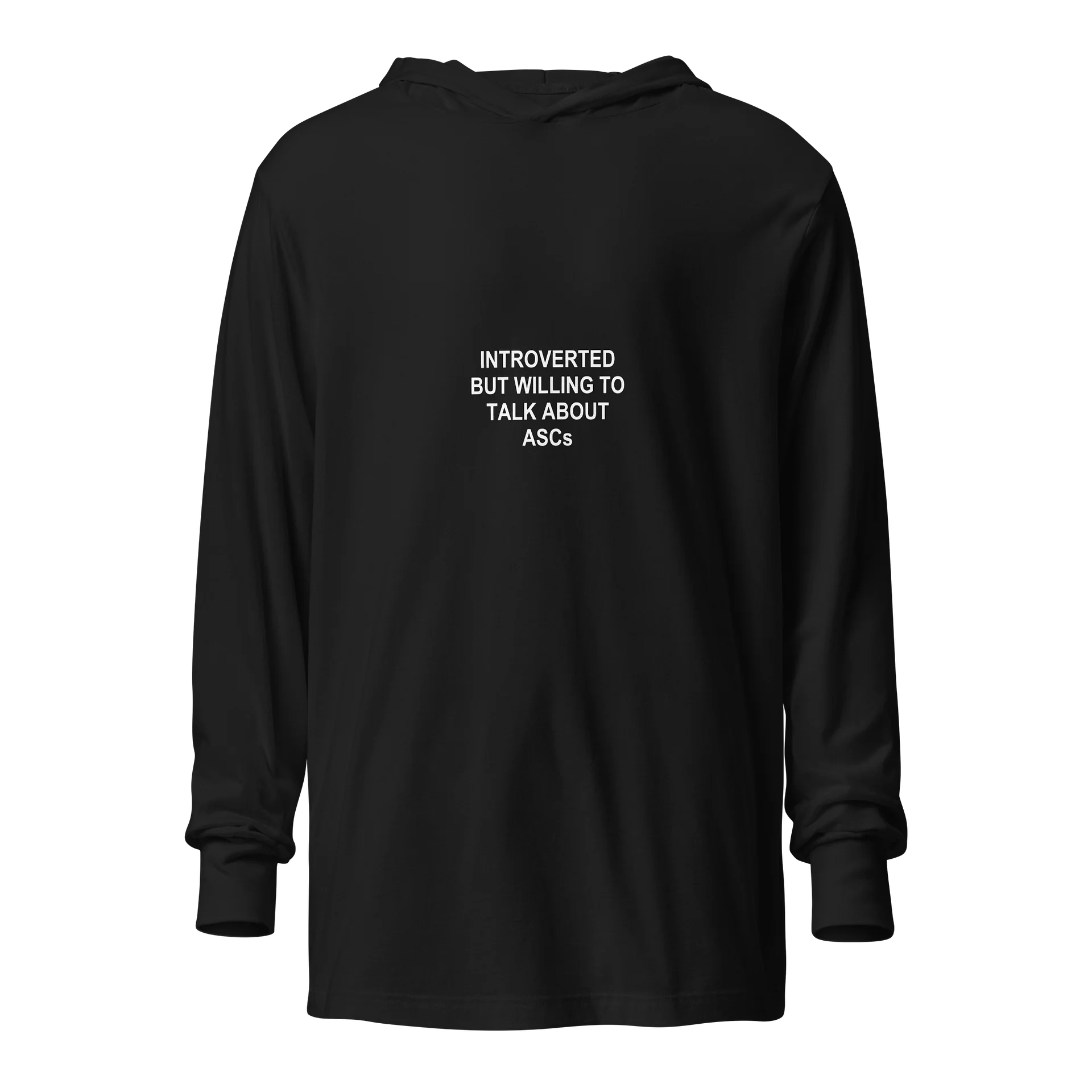 HST Pathways Bella + Canvas Unisex Hooded Long Sleeve Tee - Introverted product image (1)