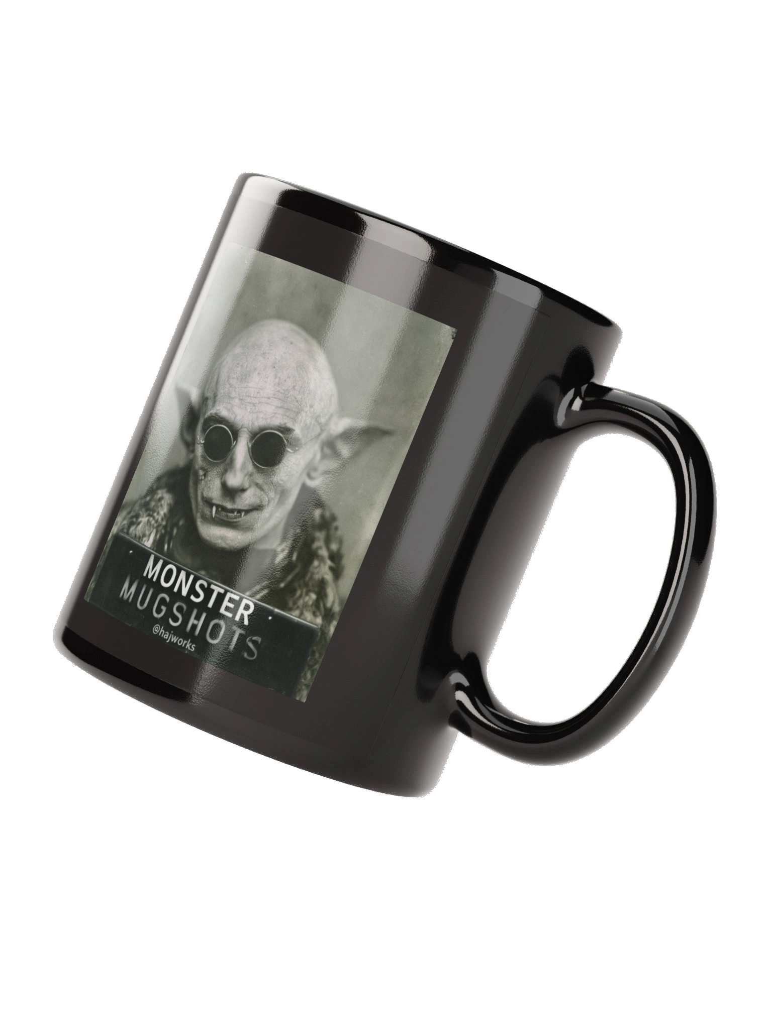 Monster Mugshots No. 002 - Black Ceramic Mug product image (4)