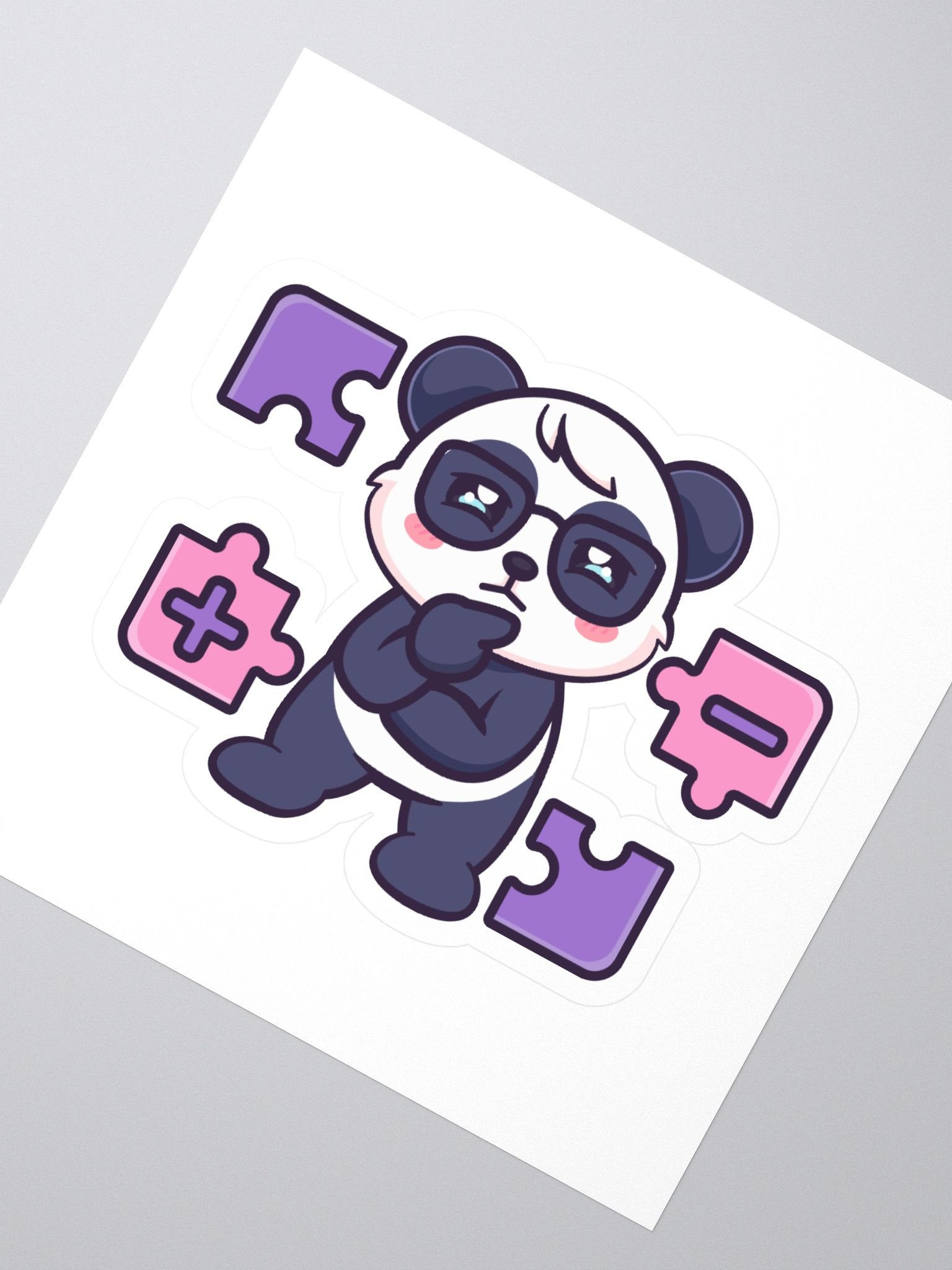 Puzzle Panda Sticker product image (2)