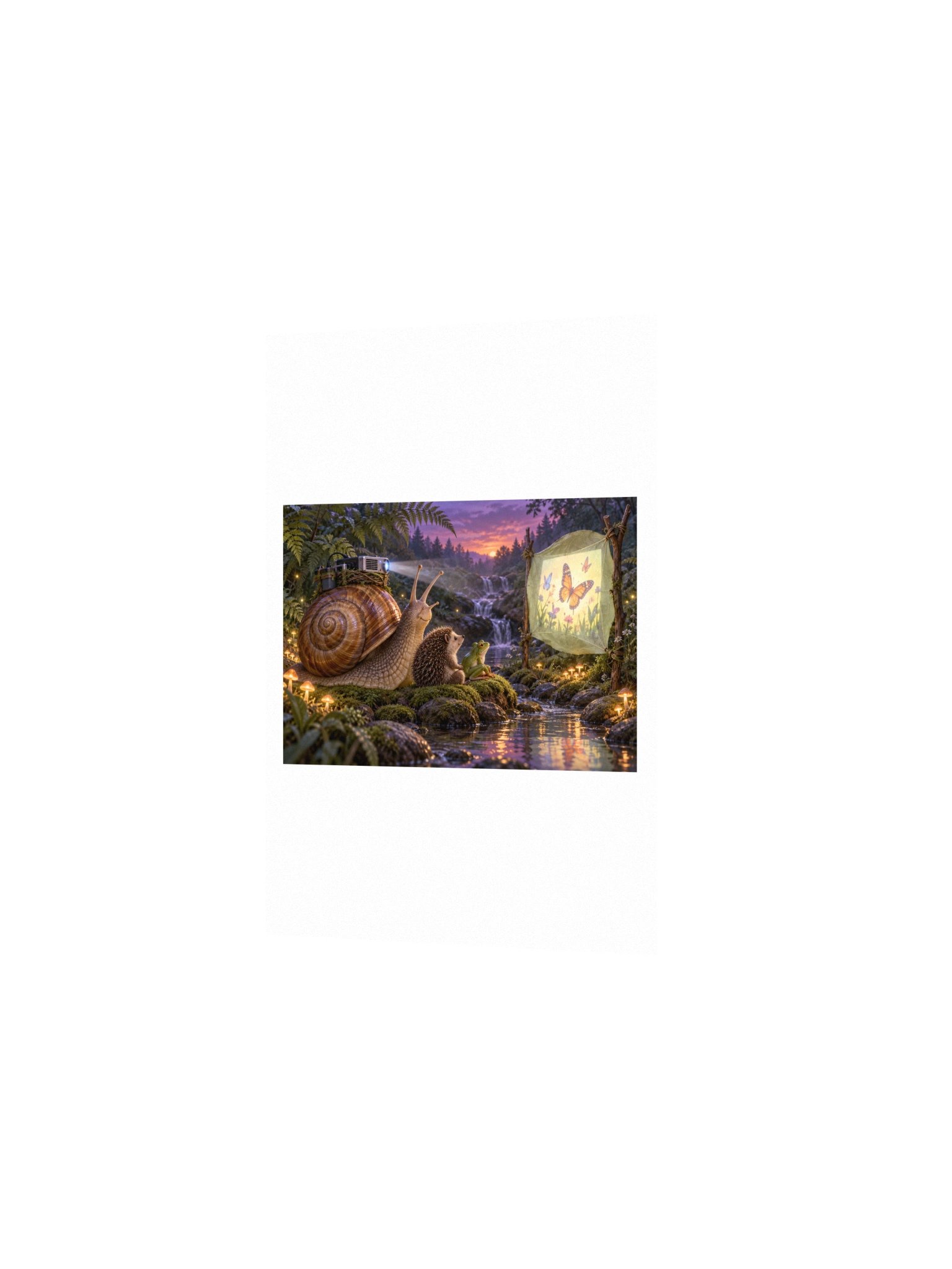 Slow Stream Small Art Print product image (2)