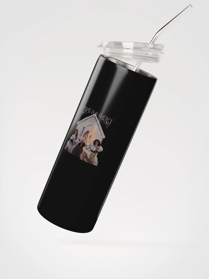 'Same Old Energy' Metal Eco Tumbler (and eco straw) product image (2)