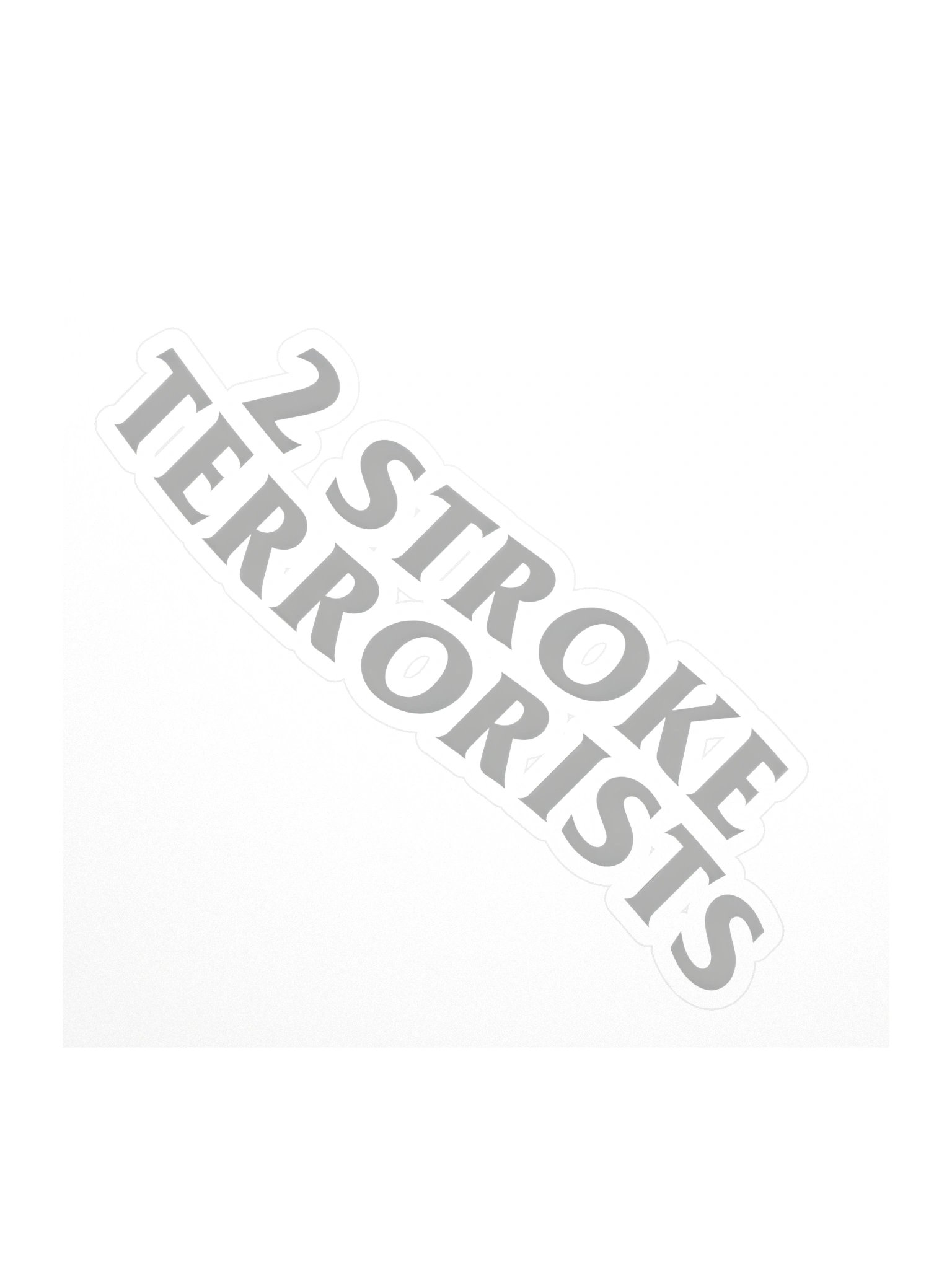 2 STROKE TERRORISTS STICKER product image (2)
