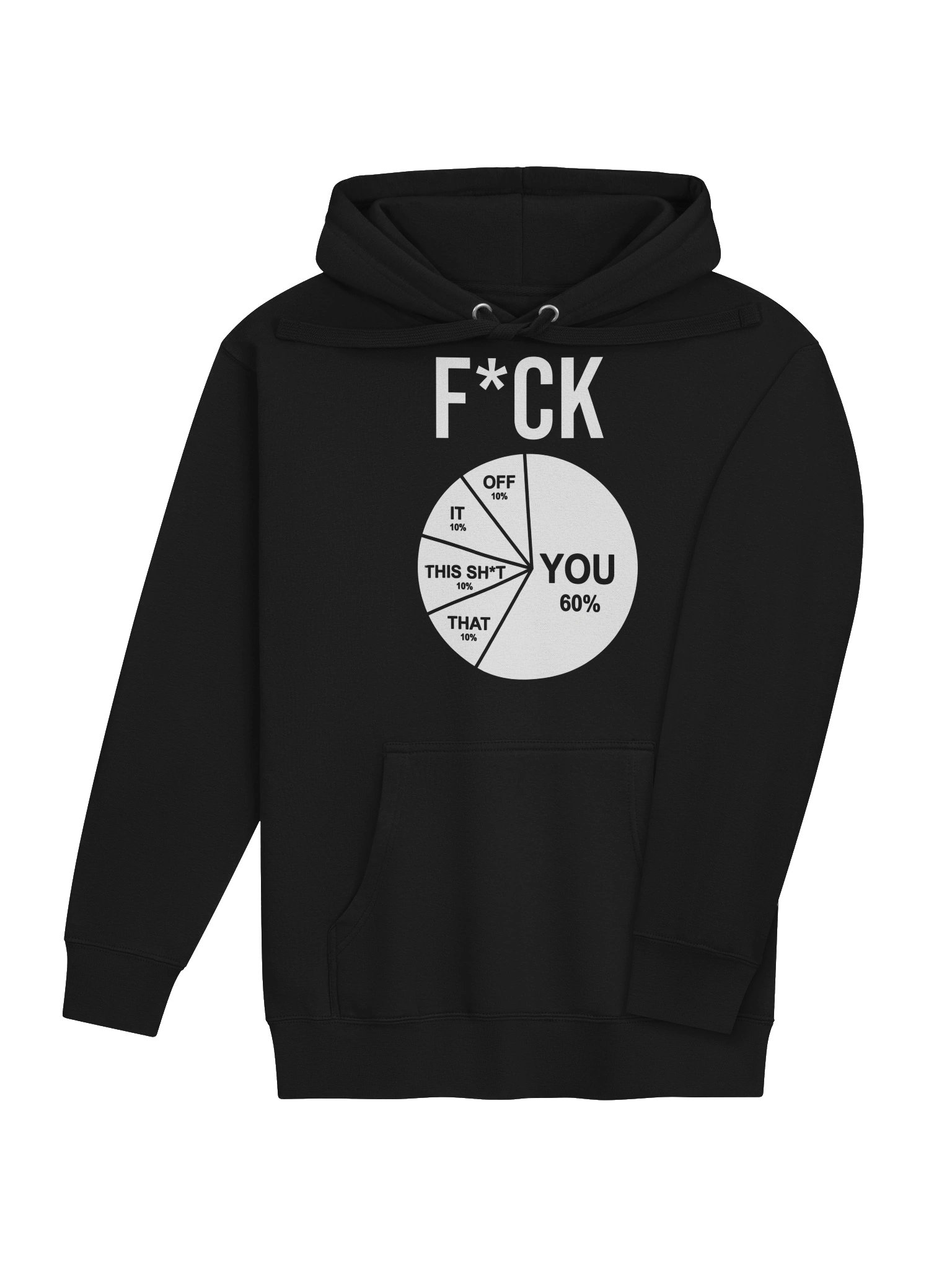 🤬 F*CK OFF — IT’S 60% YOU. 📊 Unisex Hoodie product image (5)